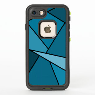 Abstrakte Aquamarine geometrische Formen