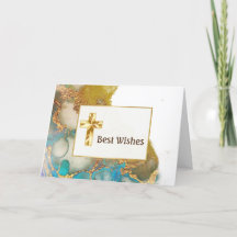 Abstrakte Aquamarine Gold Agate Aquarellfarbenbest