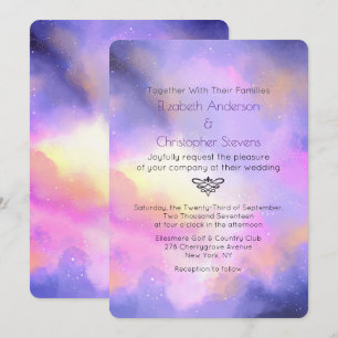 Abstrakte Aquarell - Elegantes Raumdesign zur Hoch Einladung