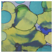 Abstrakte Aquarell Grün Türkis Blau Stoff (Nahaufnahme)