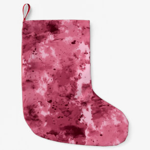 Abstrakte Aquarell-Grunge: Tarnmuster. Kleiner Weihnachtsstrumpf