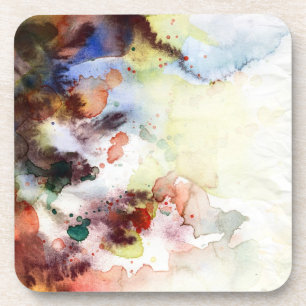 Abstrakte Aquarell-Grunge-Textur mit Farbe Getränkeuntersetzer
