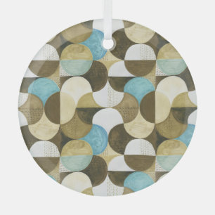 Abstrakte Aquarell-Handzeichnung Ornament Aus Glas