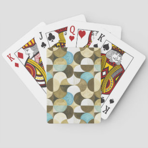 Abstrakte Aquarell-Handzeichnung Spielkarten