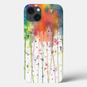 Abstrakte Aquarell-Kunst mit Tropfen Case-Mate iPhone Hülle