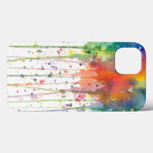 Abstrakte Aquarell-Kunst mit Tropfen Case-Mate iPhone Hülle (Rückseite (Horizontal))