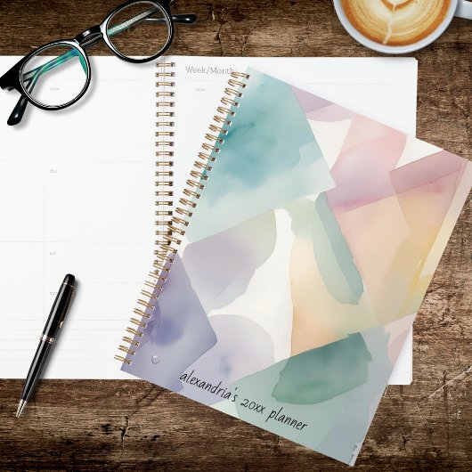 Abstrakte Aquarell Planer