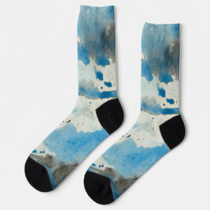 abstrakte Aquarell-Socken Socken