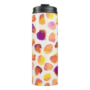 Abstrakte Aquarell-Vintage-Nahtlos-Illustration Thermosbecher