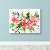 Abstrakte Aquarellbilder Leinwanddruck (Insitu (Holzboden))