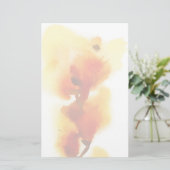 Abstrakte Aquarellbilder mit Blumen 2 Briefpapier (Stehend Vorderseite)
