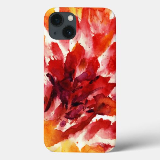 Abstrakte Aquarellbilder mit Blumen 5 Case-Mate iPhone Hülle (Rückseite)