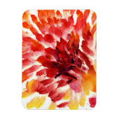 Abstrakte Aquarellbilder mit Blumen 5 Magnet (Vertikal)