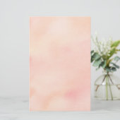 Abstrakte Aquarellbilder - Orange Briefpapier (Stehend Vorderseite)