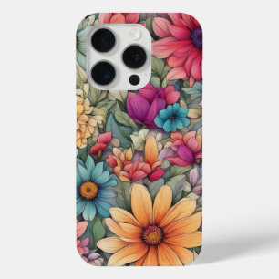 Abstrakte Aquarellblume - iPhone 15 Pro Hüllen