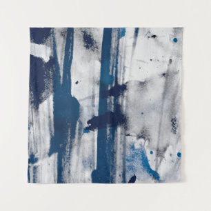 Abstrakte Aquarellfarbe auf Papier. Farbige Kunstt Wandteppich