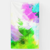 Abstrakte Aquarellfarbe Banner (Vertikal)