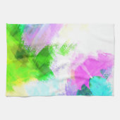 Abstrakte Aquarellfarbe Geschirrtuch (Horizontal)