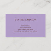 Abstrakte Aquarellfarbe, goldfarben Visitenkarte (Rückseite)