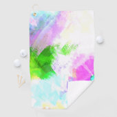 Abstrakte Aquarellfarbe Golfhandtuch (Insitu)