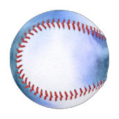 Abstrakte Aquarellfarbe, handgemalt 10 Baseball (Vorderseite Links)