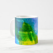 Abstrakte Aquarellfarbe Hintergrundabstract,acr Kaffeetasse (Vorderseite Links)