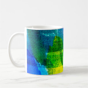 Abstrakte Aquarellfarbe Hintergrundabstract,acr Kaffeetasse
