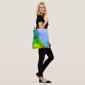 Abstrakte Aquarellfarbe Hintergrundabstract,acr Tasche (Am Model)