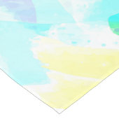 Abstrakte Aquarellfarbe Kurzer Tischläufer (Ecke)
