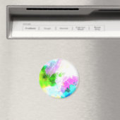 Abstrakte Aquarellfarbe Magnet (In Situ (Geschirrspüler))
