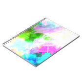 Abstrakte Aquarellfarbe Notizblock (Linke Seite)
