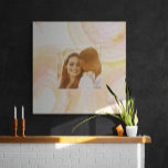 Abstrakte Aquarellfarbe Pfirsichrosa Einzigartiges Leinwanddruck<br><div class="desc">Einzigartig und wunderschön,  ist diese rosa und pfirsichfarbene Leinwand ein großes Hochzeitsgeschenk oder ein Jubiläumsgeschenk für ein ganz besonderes Foto.</div>