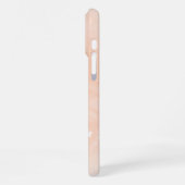 Abstrakte Aquarellfarbe Rosa iPhone Hülle (Linke Seite)