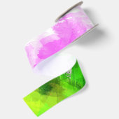 Abstrakte Aquarellfarbe Satinband (Rückseite)