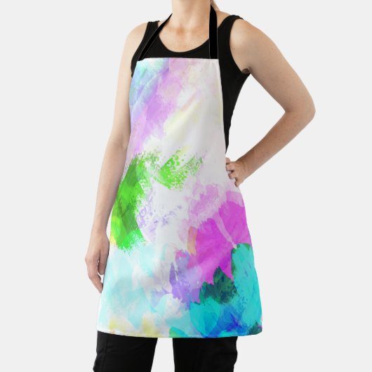 Abstrakte Aquarellfarbe Schürze (InSitu)
