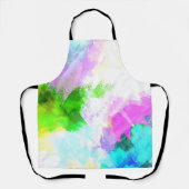 Abstrakte Aquarellfarbe Schürze (Vorderseite)
