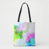 Abstrakte Aquarellfarbe Tasche (Vorderseite)
