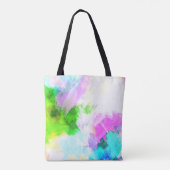 Abstrakte Aquarellfarbe Tasche (Rückseite)
