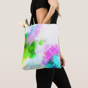 Abstrakte Aquarellfarbe Tasche