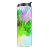 Abstrakte Aquarellfarbe Thermosbecher (Nach links gedreht)