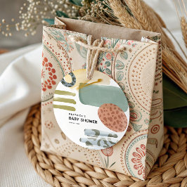 Abstrakte Aquarellfarbe Tierdruckfarbe Farbe Kinde Geschenkanhänger