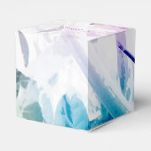 Abstrakte Aquarellfarben - Blumenzwiebelherz - Box Geschenkschachtel (Rückseite)