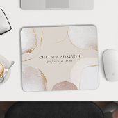 Abstrakte Aquarellfarben Glittering Luxus Elegante Mousepad