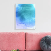 Abstrakte Aquarellfarben, handgemalt 12 Leinwanddruck (Insitu (Wohnzimmer))