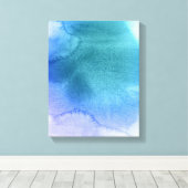 Abstrakte Aquarellfarben, handgemalt 12 Leinwanddruck (Insitu (Holzboden))