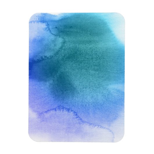 Abstrakte Aquarellfarben, handgemalt 12 Magnet (Vertikal)