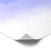 Abstrakte Aquarellfarben, handgemalt 12 Poster (Ecke)