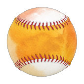 Abstrakte Aquarellfarben, handgemalt 13 Baseball (Rückseite)