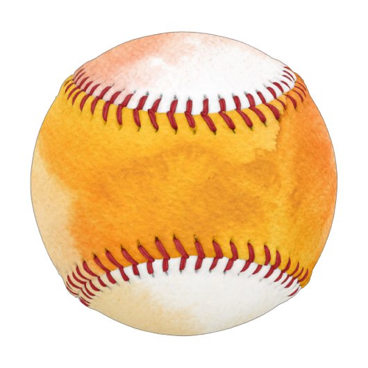 Abstrakte Aquarellfarben, handgemalt 13 Baseball (Vorderseite)