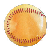 Abstrakte Aquarellfarben, handgemalt 14 Baseball (Vorderseite Links)